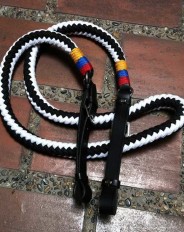 Colombian Flag Colors on rope reins